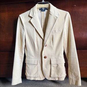 Ralph Lauren Butter Yellow Corduroy Jacket
